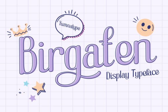 Birgaten: A Playful Display Font for Branding Projects