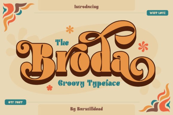 Broda Typeface Brings Retro Flair to Modern Web Design