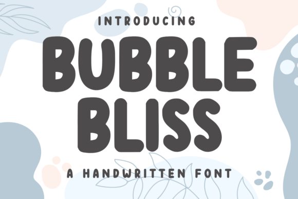 Bubble Bliss: A Playful Font for Bold Editorial Design