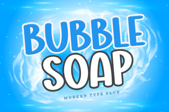 Bubble Soap Font: A Playful Display Typeface for Branding Projects