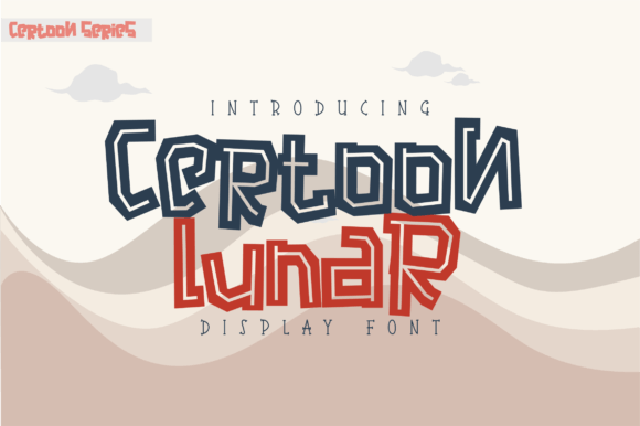 Certoon Lunar: A Playful Display Font for Engaging Campaigns