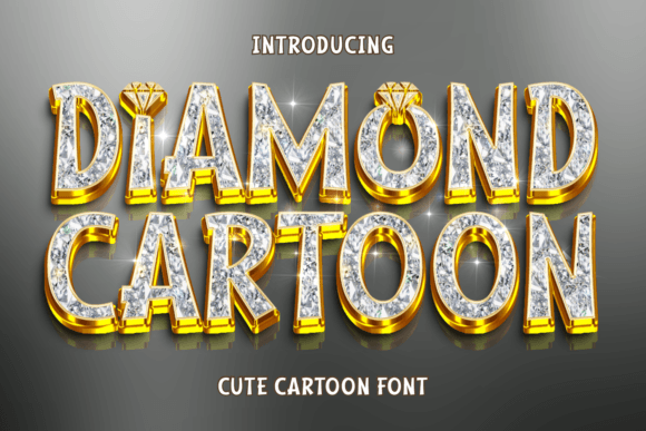 Diamond Cartoon Font: A Playful Typeface for Editorial Charm