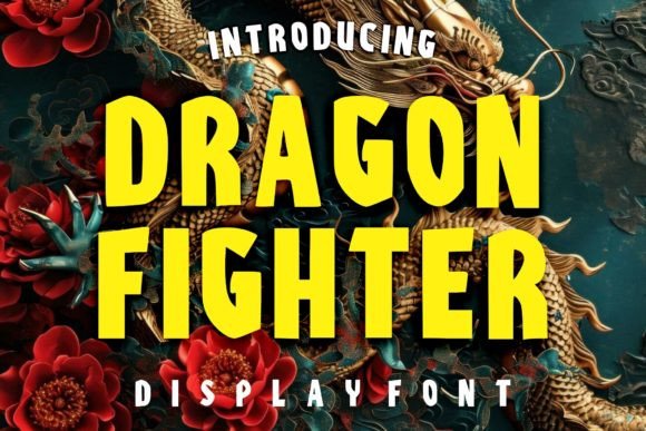 Dragon Fighter: A Display Font That Brings Casual Cool to Branding Projects