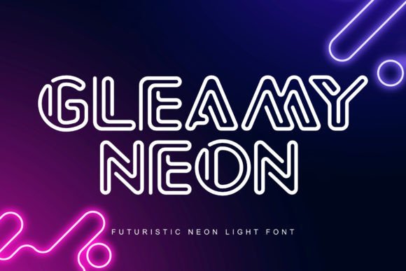 Gleamy Neon: A Display Font That Brings Digital Energy to Your Web Design
