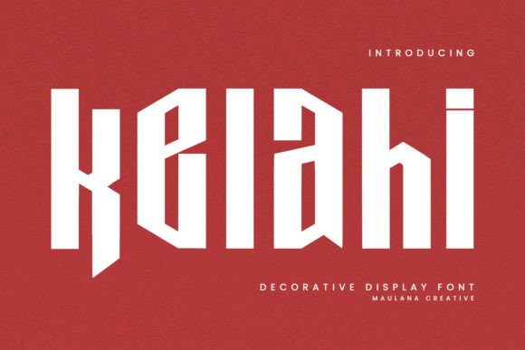 Kelahi: A Display Typeface for Editorial Design