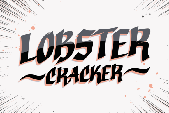 Lobster Cracker: A Playful Display Font for Bold Branding