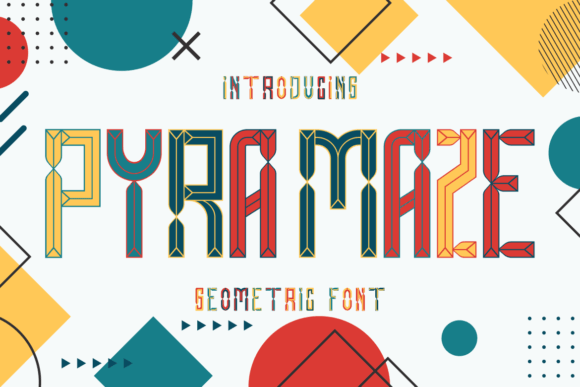Pyra Maze: A Geometric Font That Brings Order to Your Brand Identity