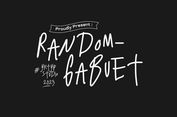 Random Gabuet: A Display Font for Editorial Storytelling