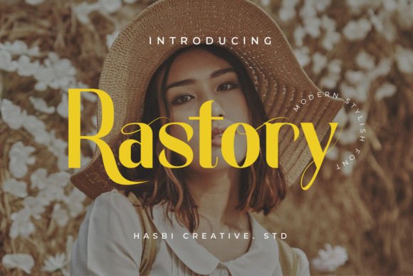 Rastory Font: Elegant Typeface for Crafters and Makers