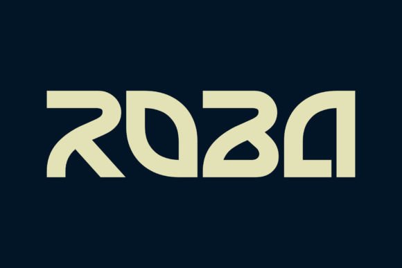 Roba: A Display Font with Real Design Weight
