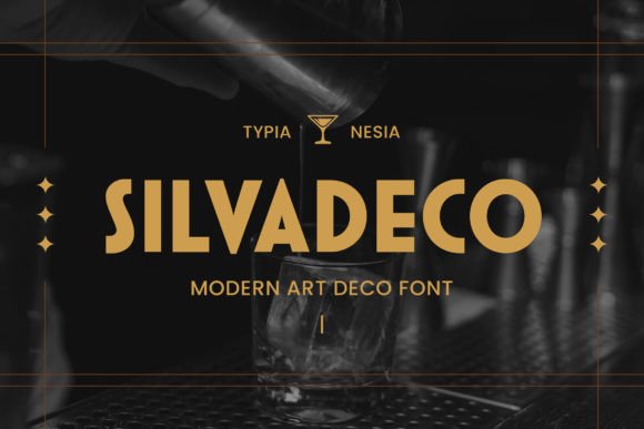 Silvadeco: A Modern Art Deco Font for Campaign Designers