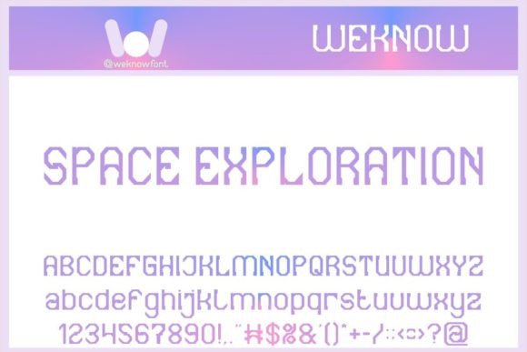 Space Exploration Font: A Display Typeface for Editorial Design