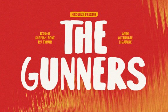 The Gunners: A Display Font Built for Bold Editorial Design