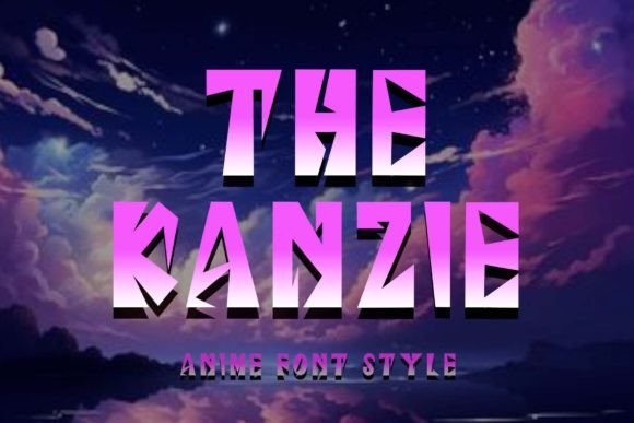 The Kanzie Font: A Display Typeface for Modern Campaigns