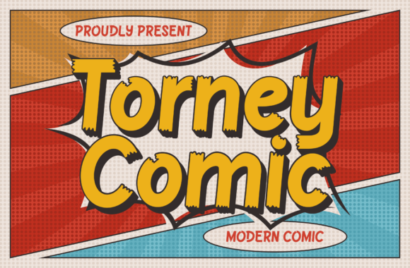 Torney Comic: A Playful Display Font for Crafters and Makers