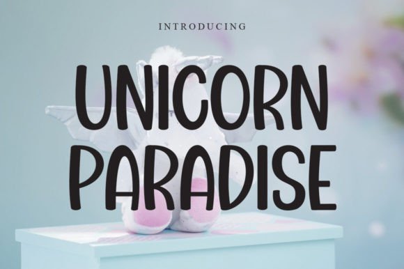 Unicorn Paradise: A Whimsical Font for Modern Web Design