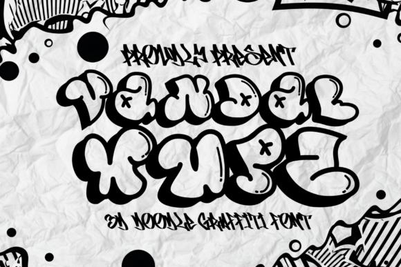 Vandal Wupz: A Whimsical Doodle Font for Standout Branding