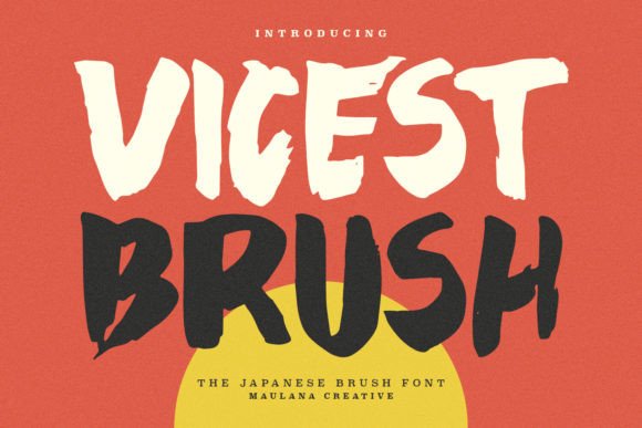 Vicest: A Brush Font That Brings Campaign Messages to Life