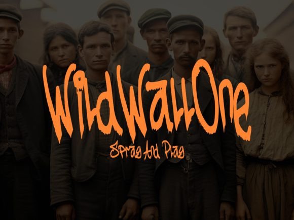 Wildwallone: A Display Font with Real Street Energy
